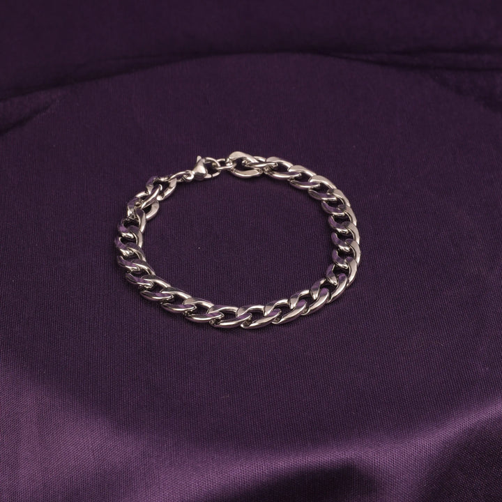 Classic Cuban Silver Bracelet - Salty Accessories