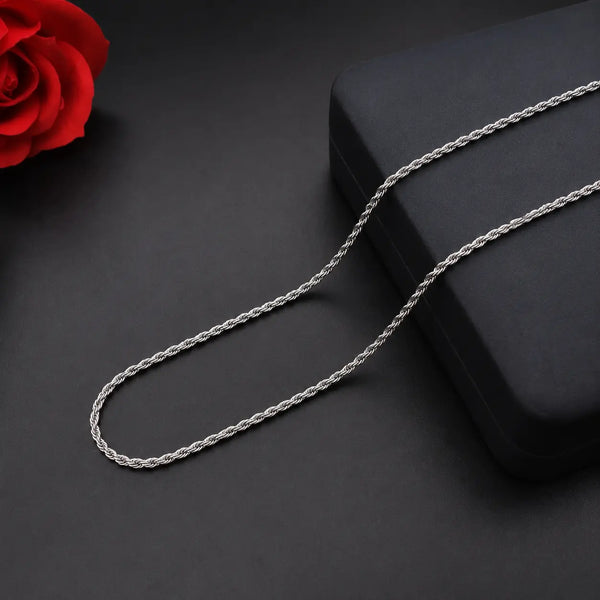 Classic Mec Silver Thin Chain - 2MM