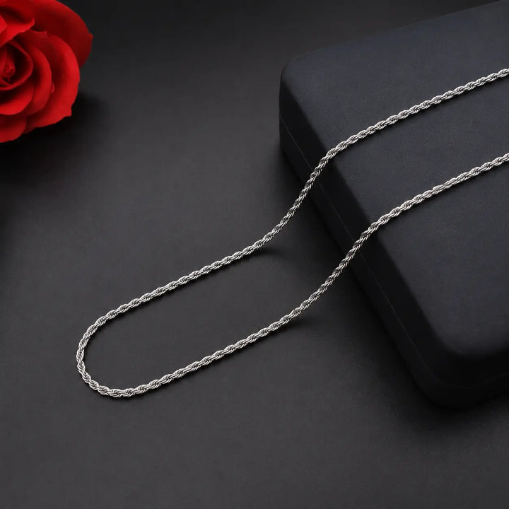 Classic Mec Silver Thin Chain - 2MM | Salty