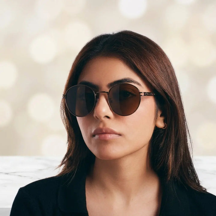 Classic Round Edge Shades – Brown | Salty
