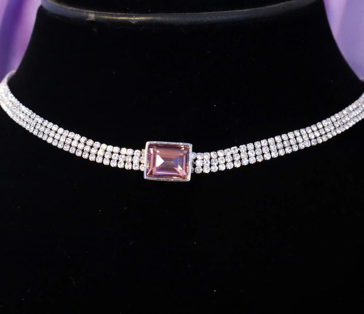 Classic Ruby Choker Necklace - Salty Accessories