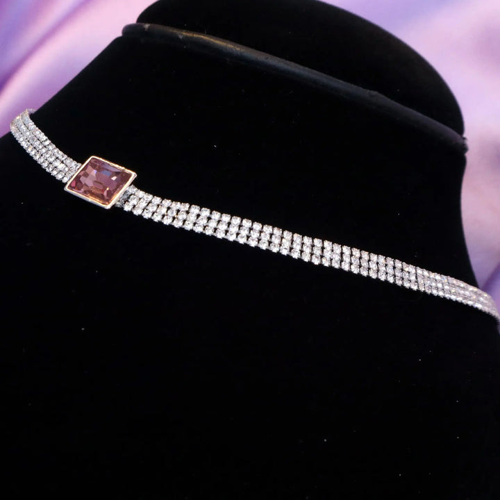 Classic Ruby Choker Necklace - Salty Accessories