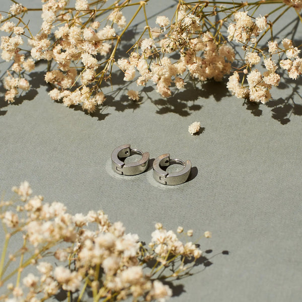 Classic Silver Hoop