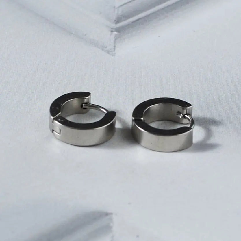 Classic Silver Hoop - Salty Accessories