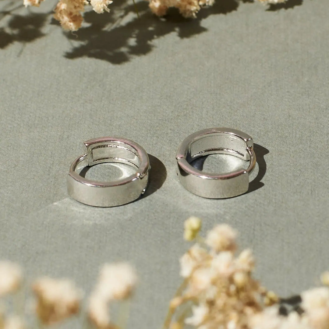 Classic Silver Hoop - Salty Accessories