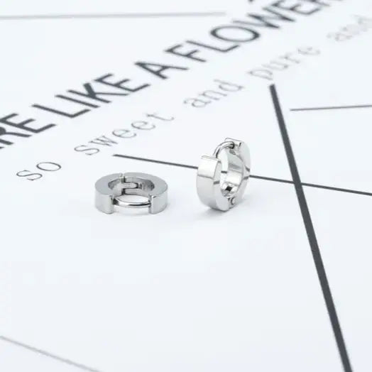 Classic Silver Hoop - Salty Accessories