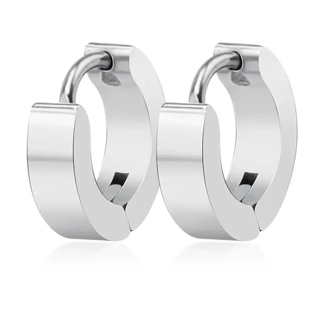 Classic Silver Hoop - Salty Accessories