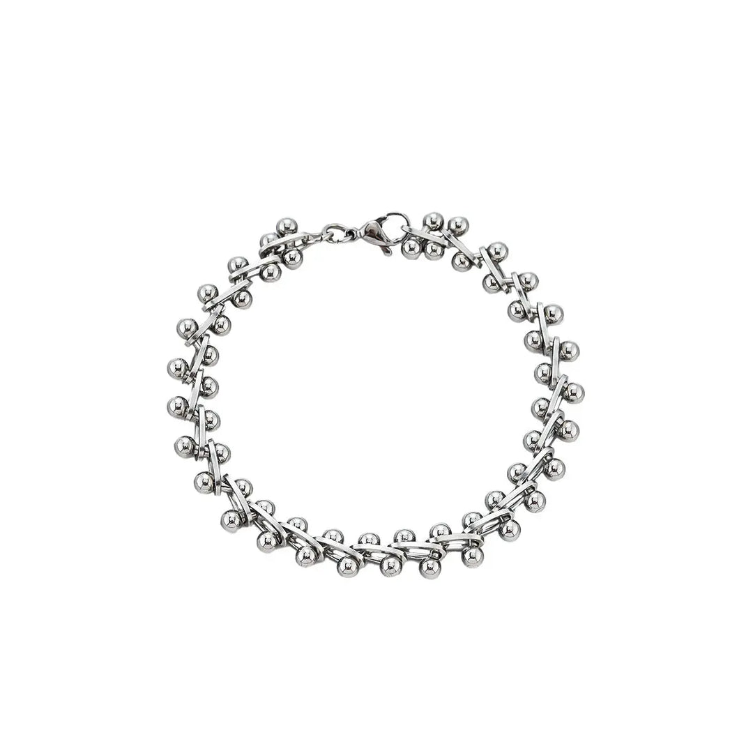 Classic Spine Link Bracelet - Silver | Salty