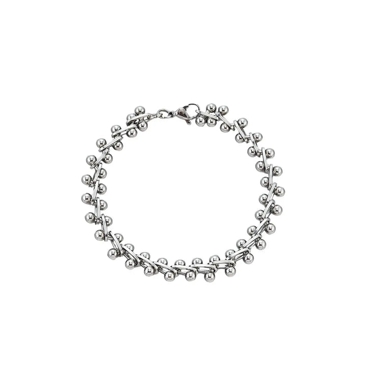 Classic Spine Link Bracelet - Silver | Salty