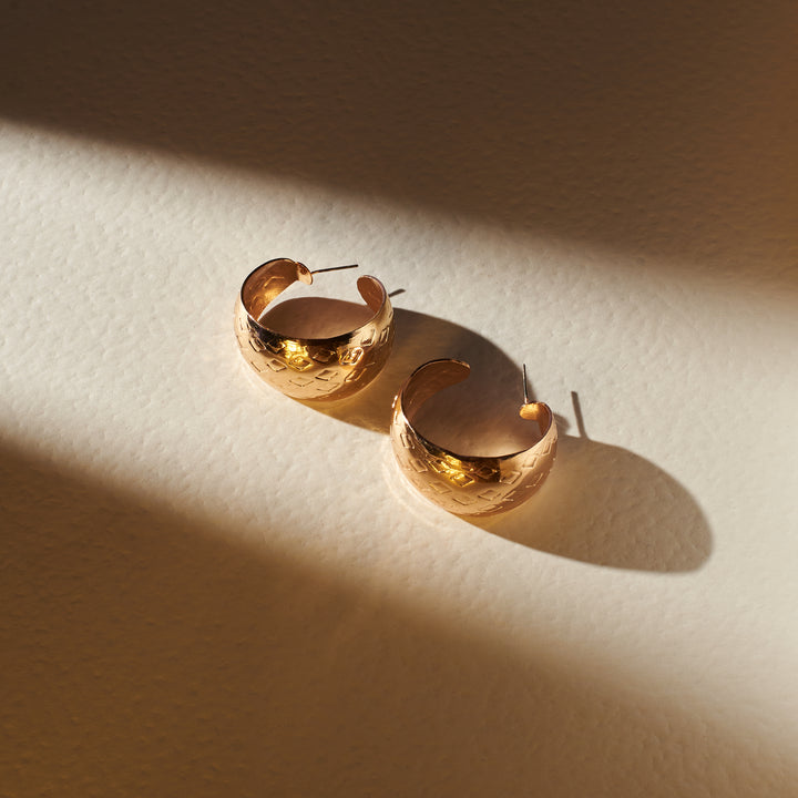 Classic Chunky Hoops - Golden Salty
