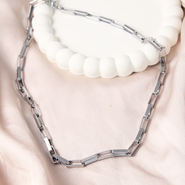 Classic Paper Link Stainless Steel Chain