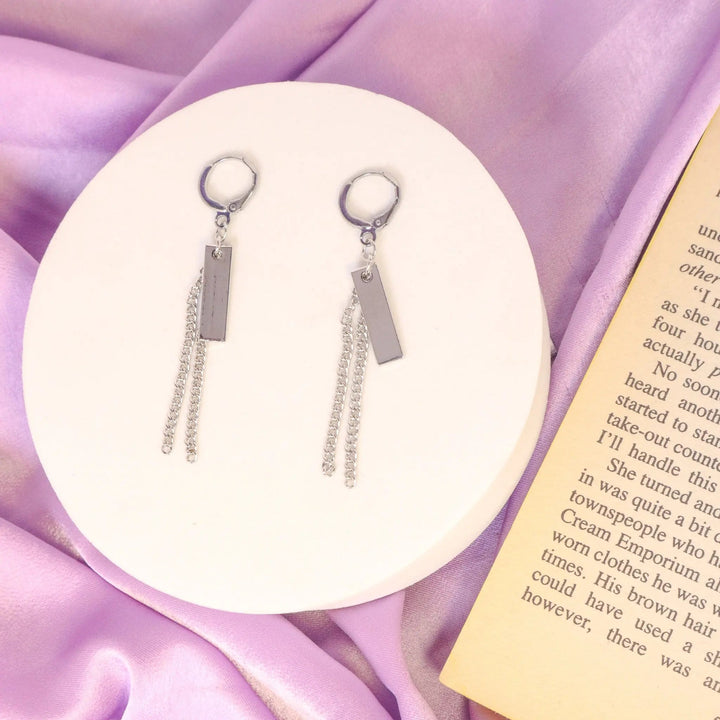 Classy Metal K-Pop Style Earrings - Salty Accessories