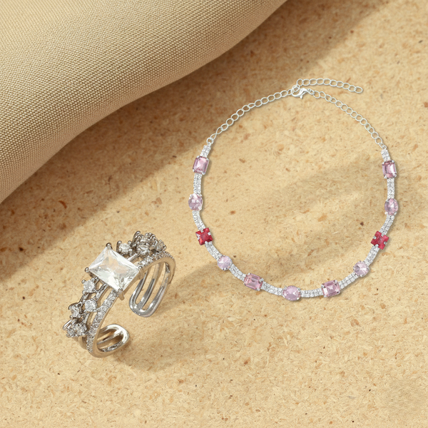 Cocktail Necklace and Ring Jewellery Set