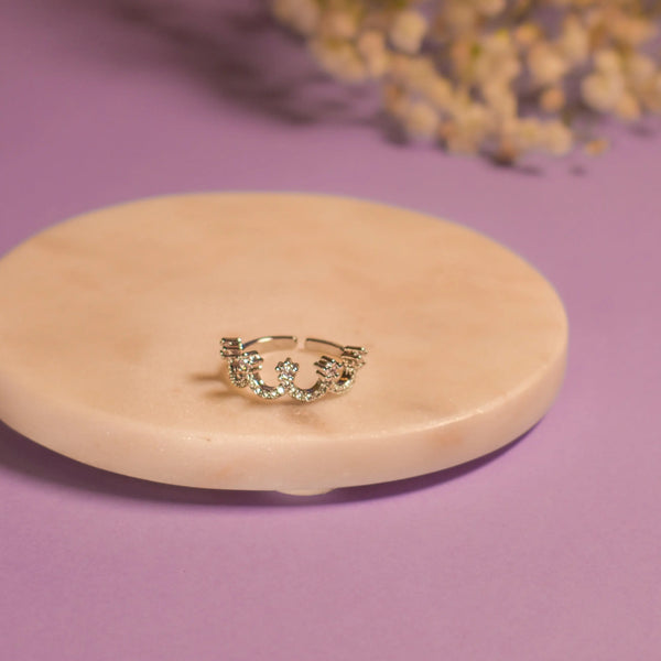 Cleopatra Crown Ring