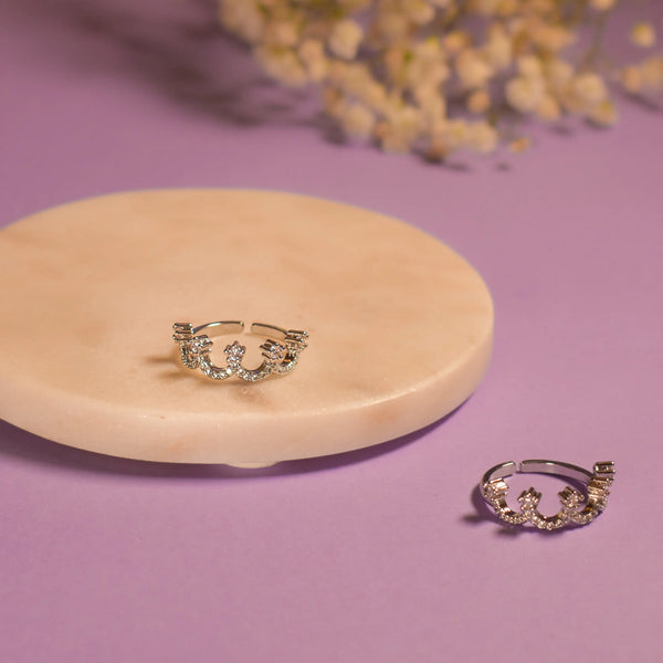 Cleopatra Crown Ring
