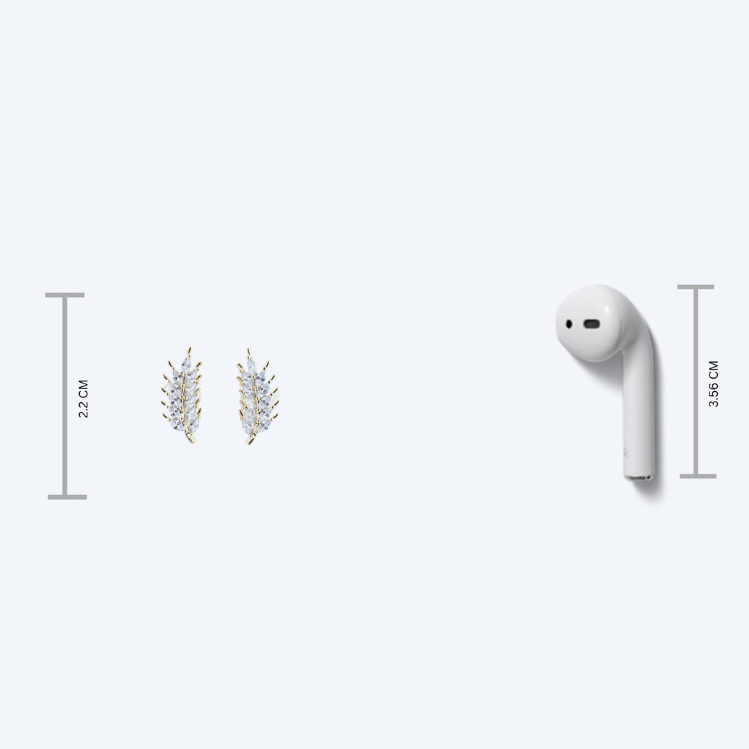 Climbing Flower Earrings - Salty Accessories