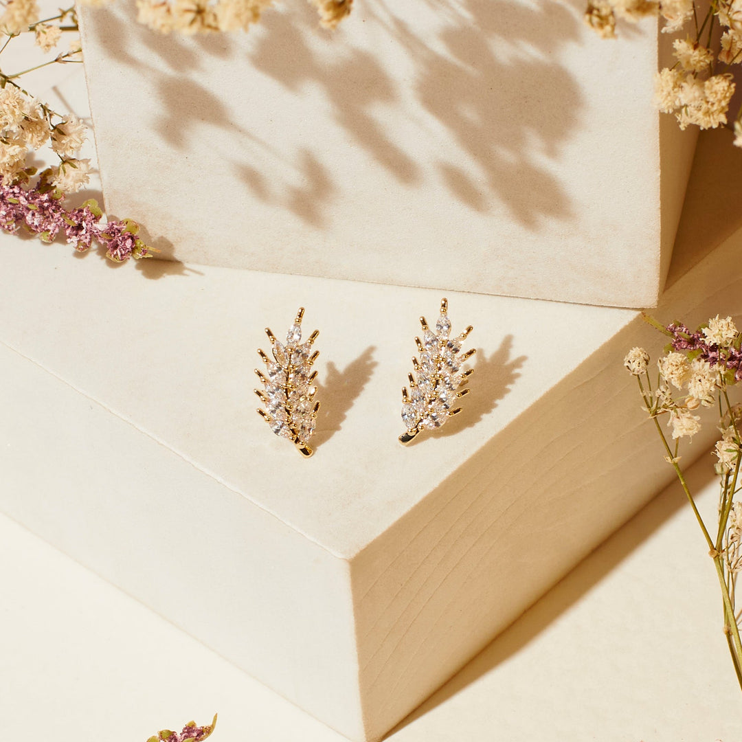 Climbing Flower Earrings - Salty Accessories