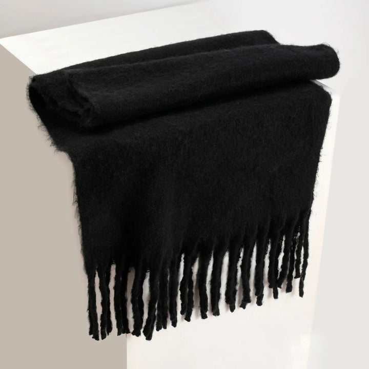 CloudSoft Winter Scarf - Black | Salty