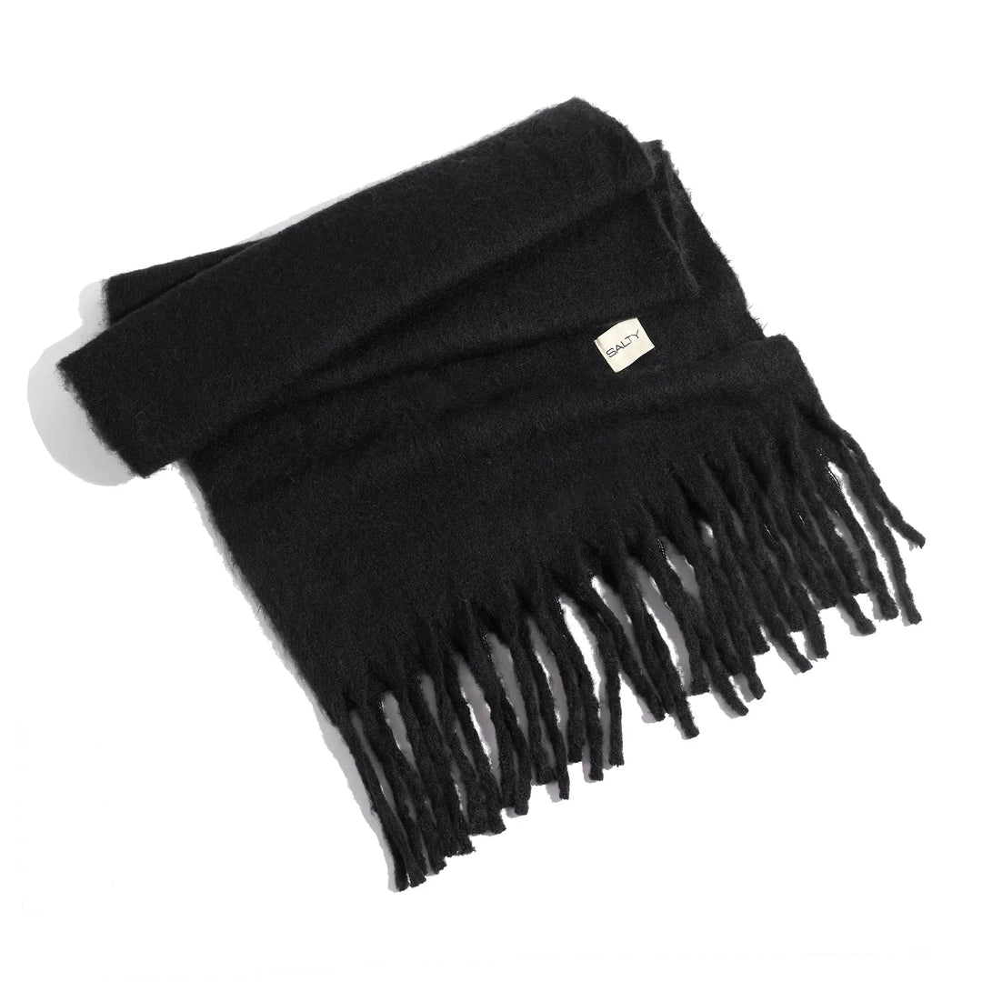 CloudSoft Winter Scarf - Black | Salty