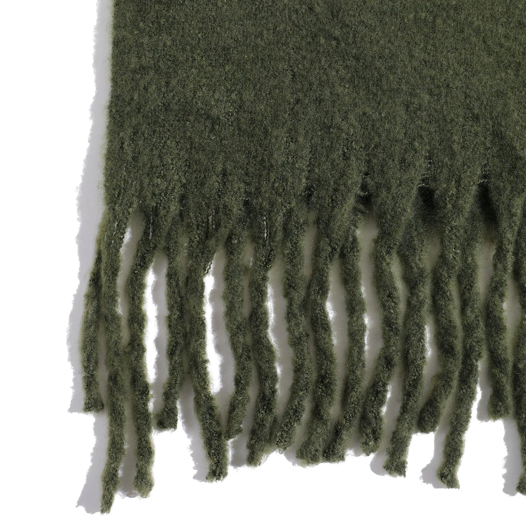 CloudSoft Winter Scarf - Green | Salty