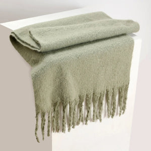 CloudSoft Winter Scarf - Light Green | Salty