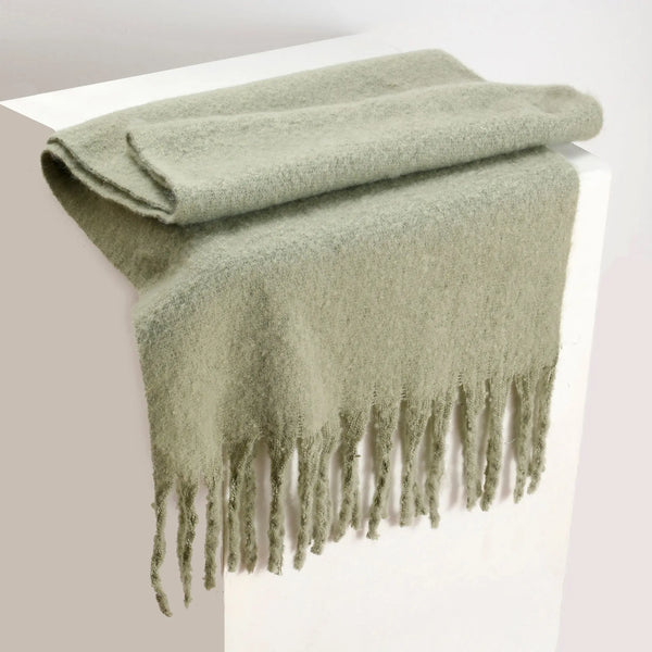 CloudSoft Winter Scarf - Light Green