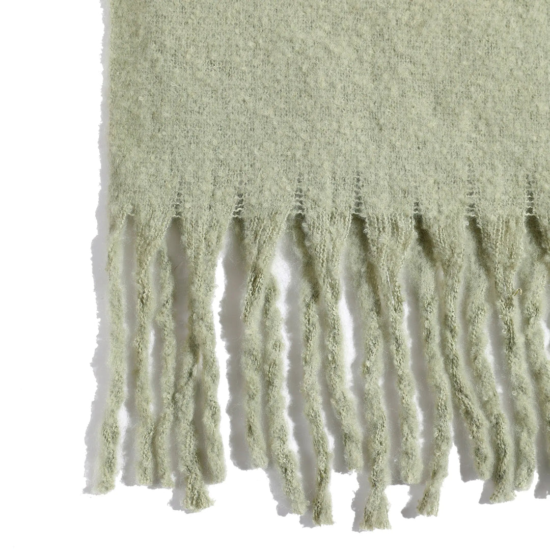 CloudSoft Winter Scarf - Light Green | Salty