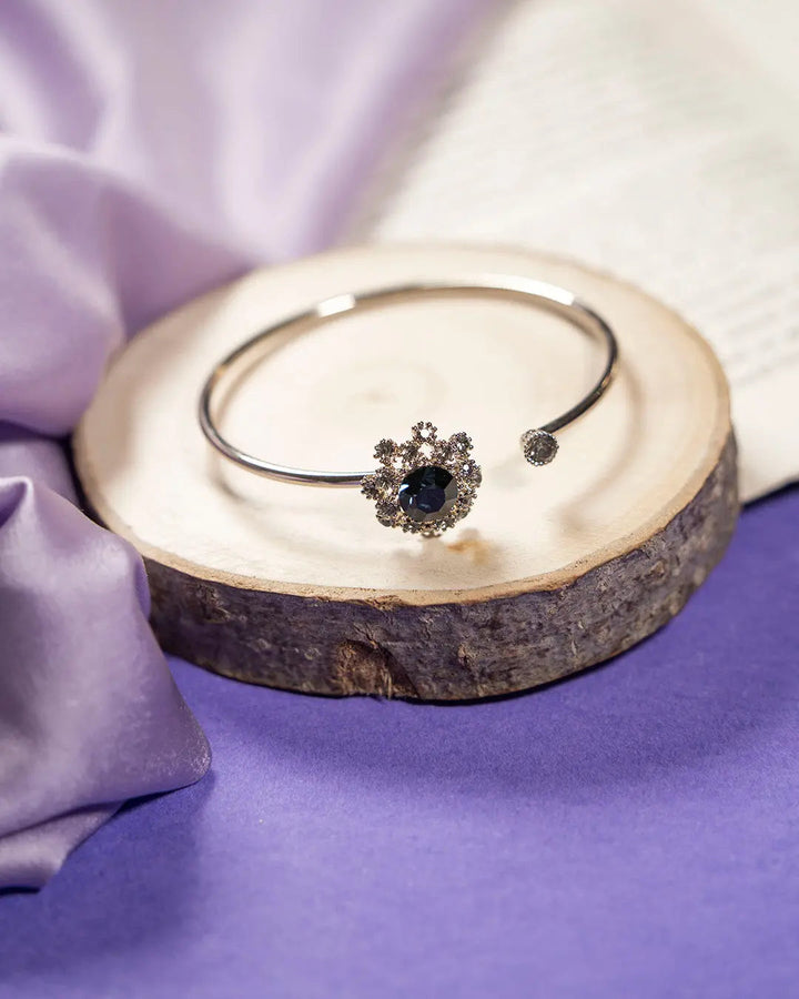 Cocktail Party Cuff Bracelet - Blue - Salty Accessories