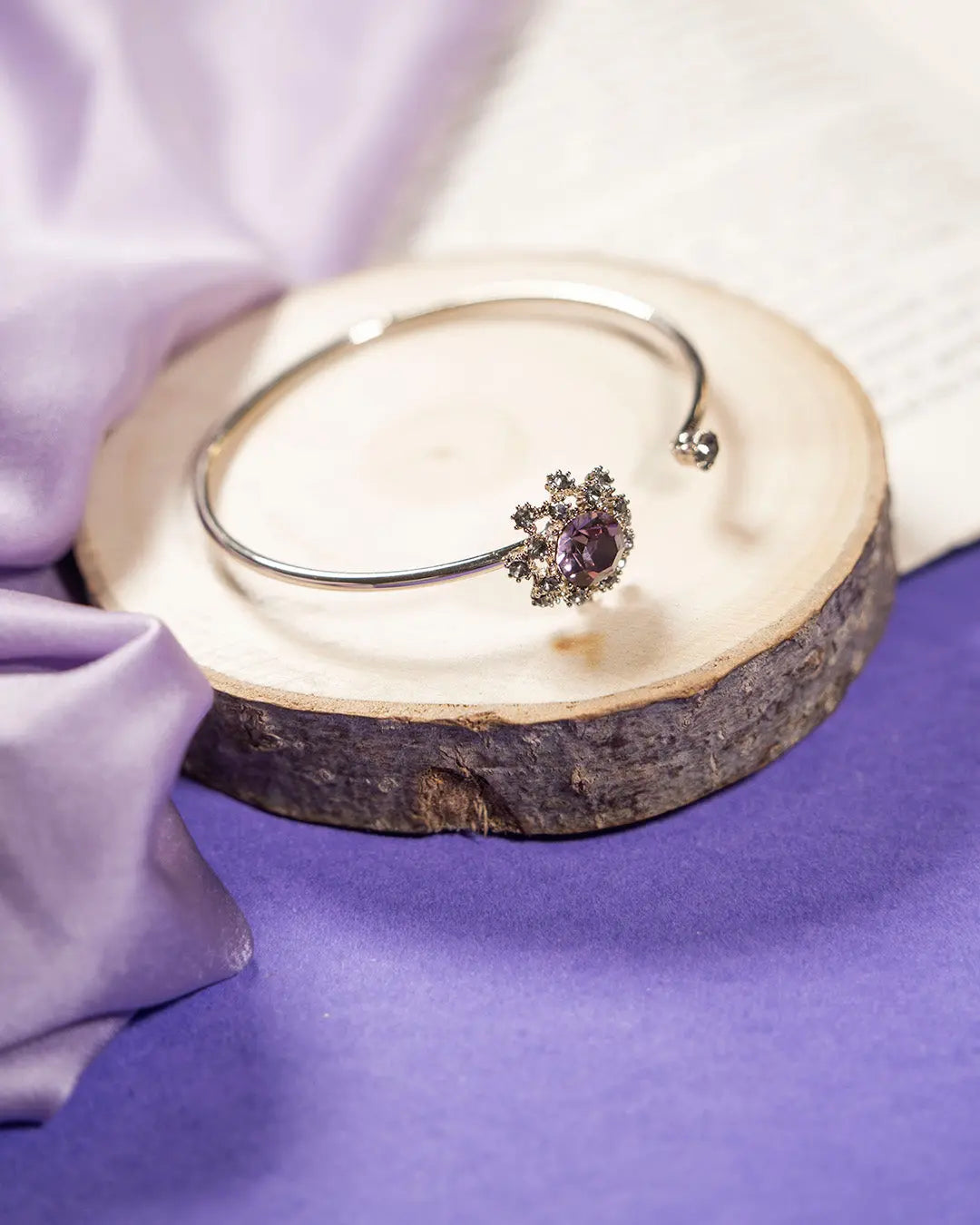 Cocktail Party Cuff Bracelet - Pink - Salty Accessories