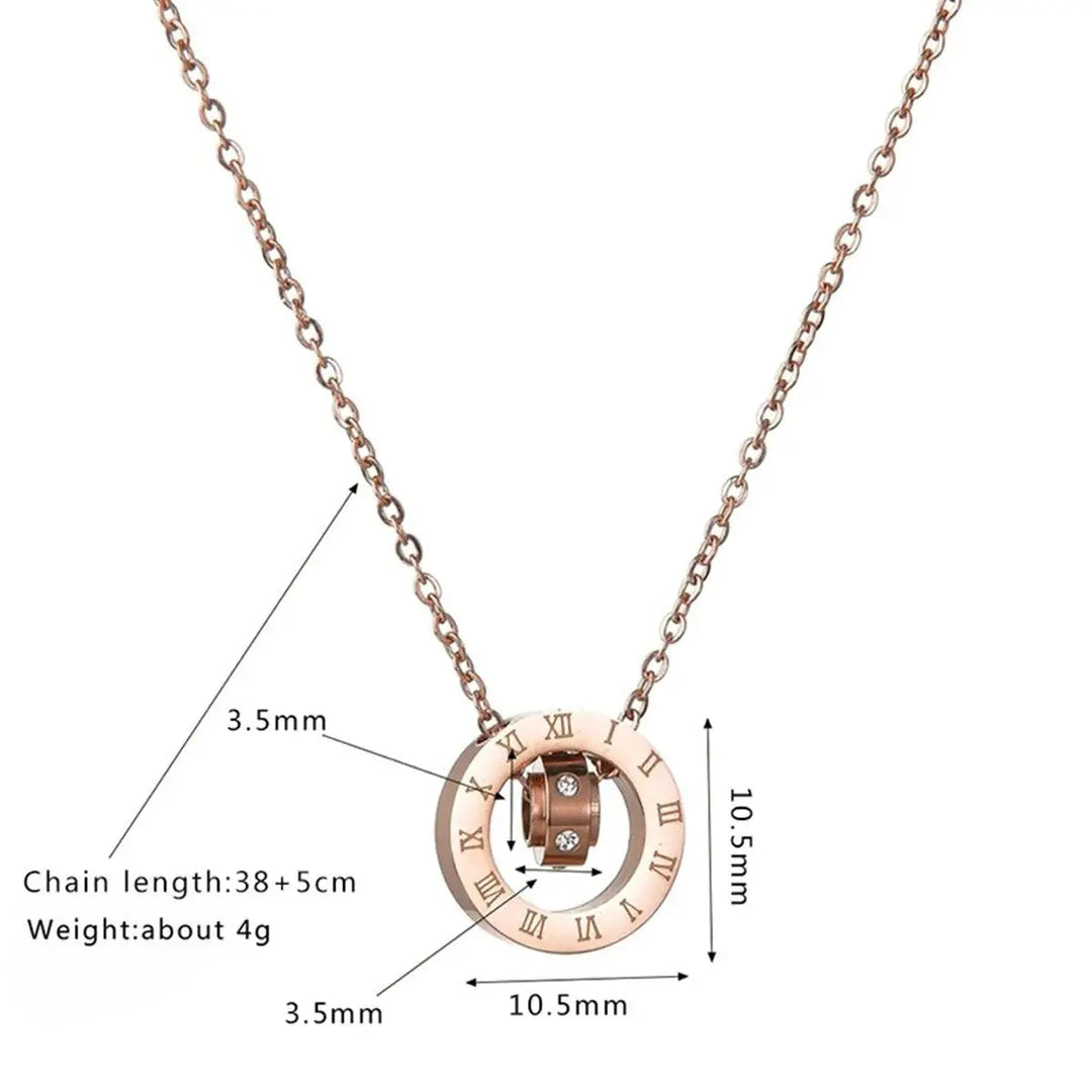 Coincentric Circles Necklace - Salty Accessories