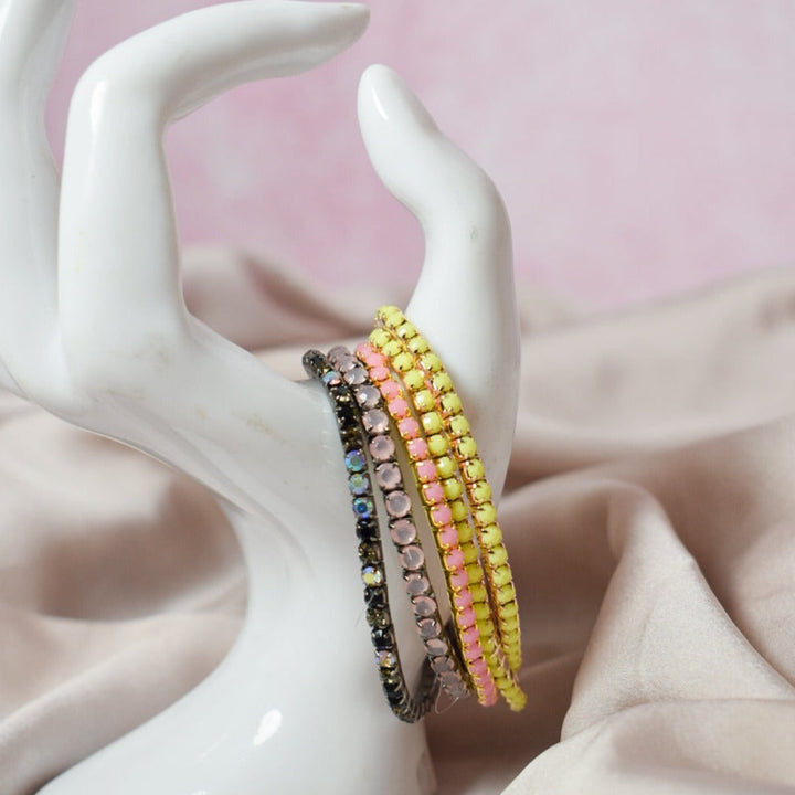 Color Burst Stackable Bands (Set of 5) - Salty Accessories