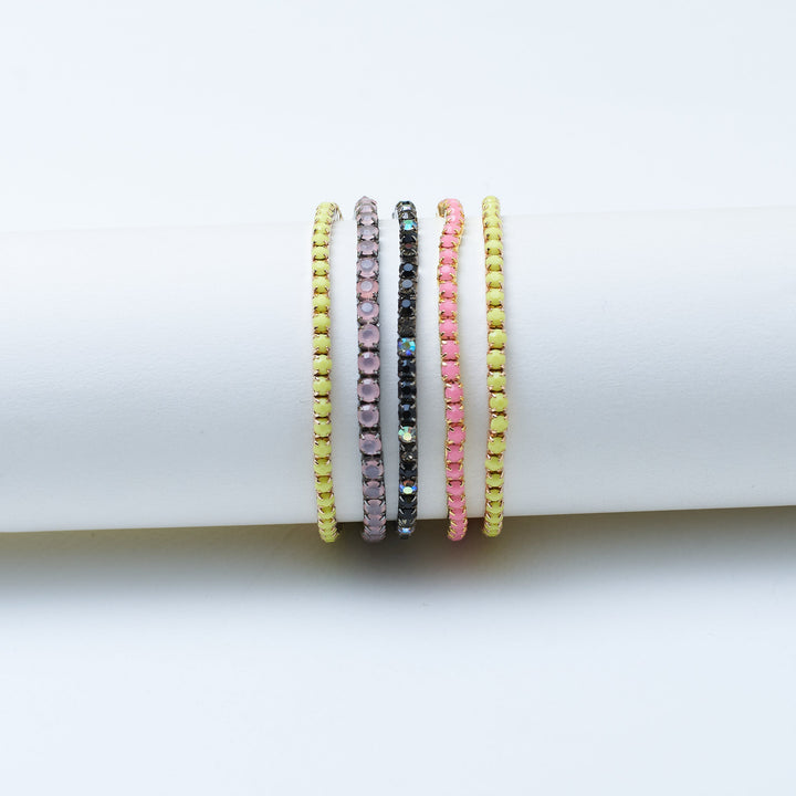Color Burst Stackable Bands (Set of 5) - Salty Accessories