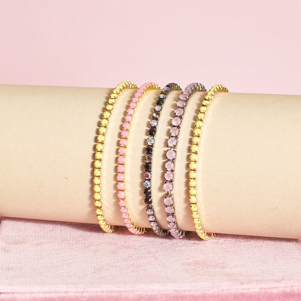 Color Burst Stackable Bands (Set of 5)