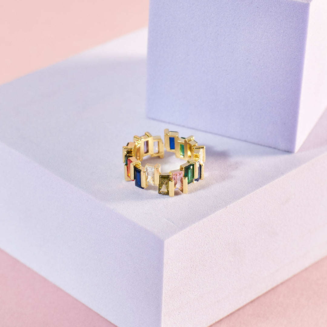 Colorful Glamour Ring - Salty Accessories