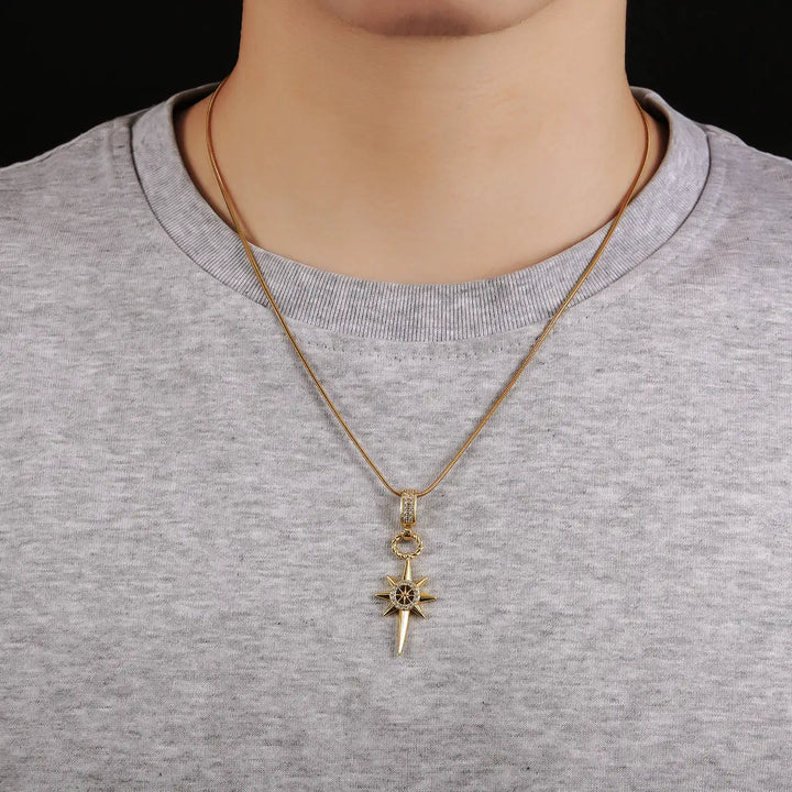 Conqueror North Star Pendant Necklace | Salty