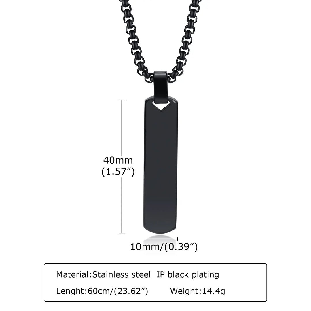 Contemporary Edge Chain - Black - Salty Accessories
