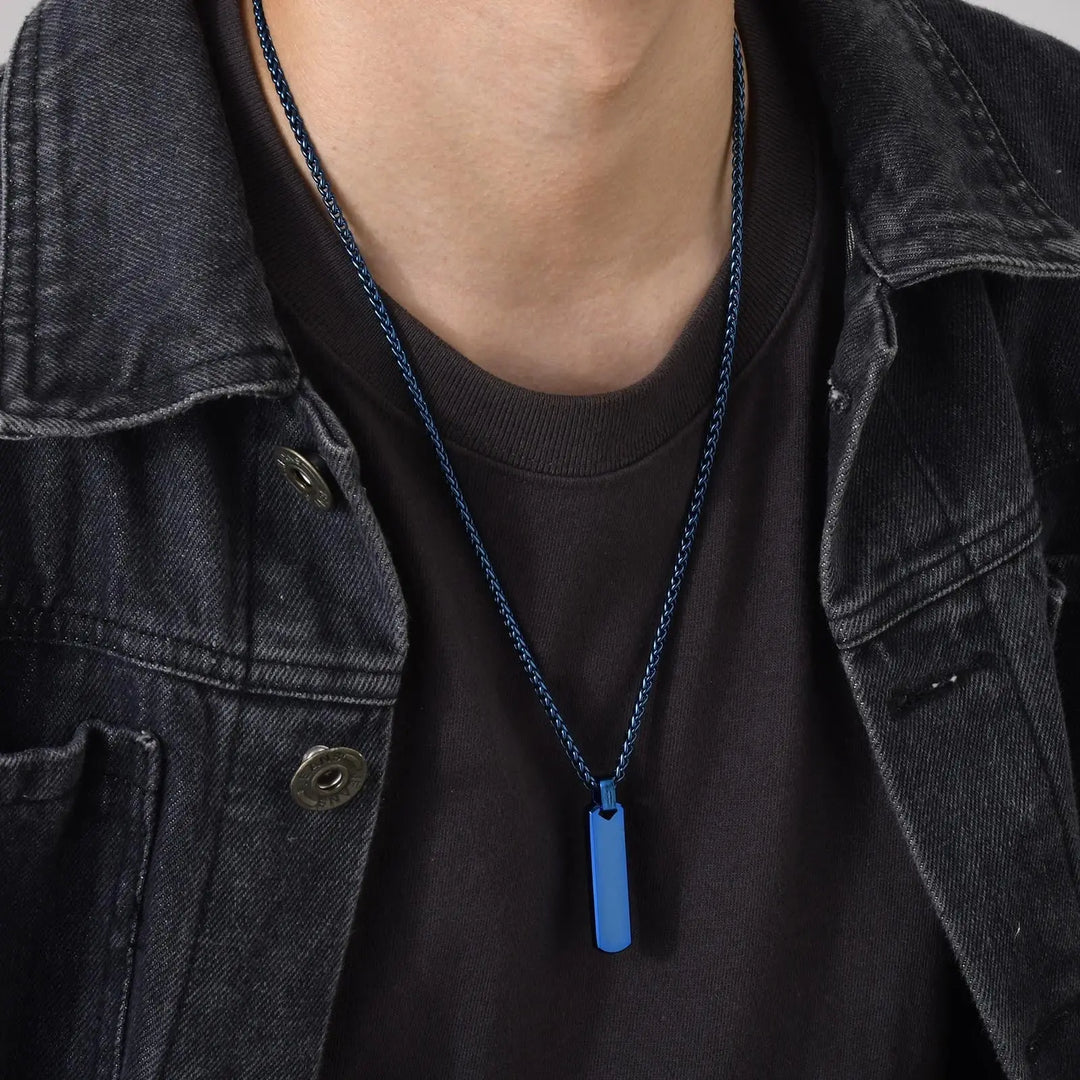 Contemporary Edge Chain - Blue - Salty Accessories