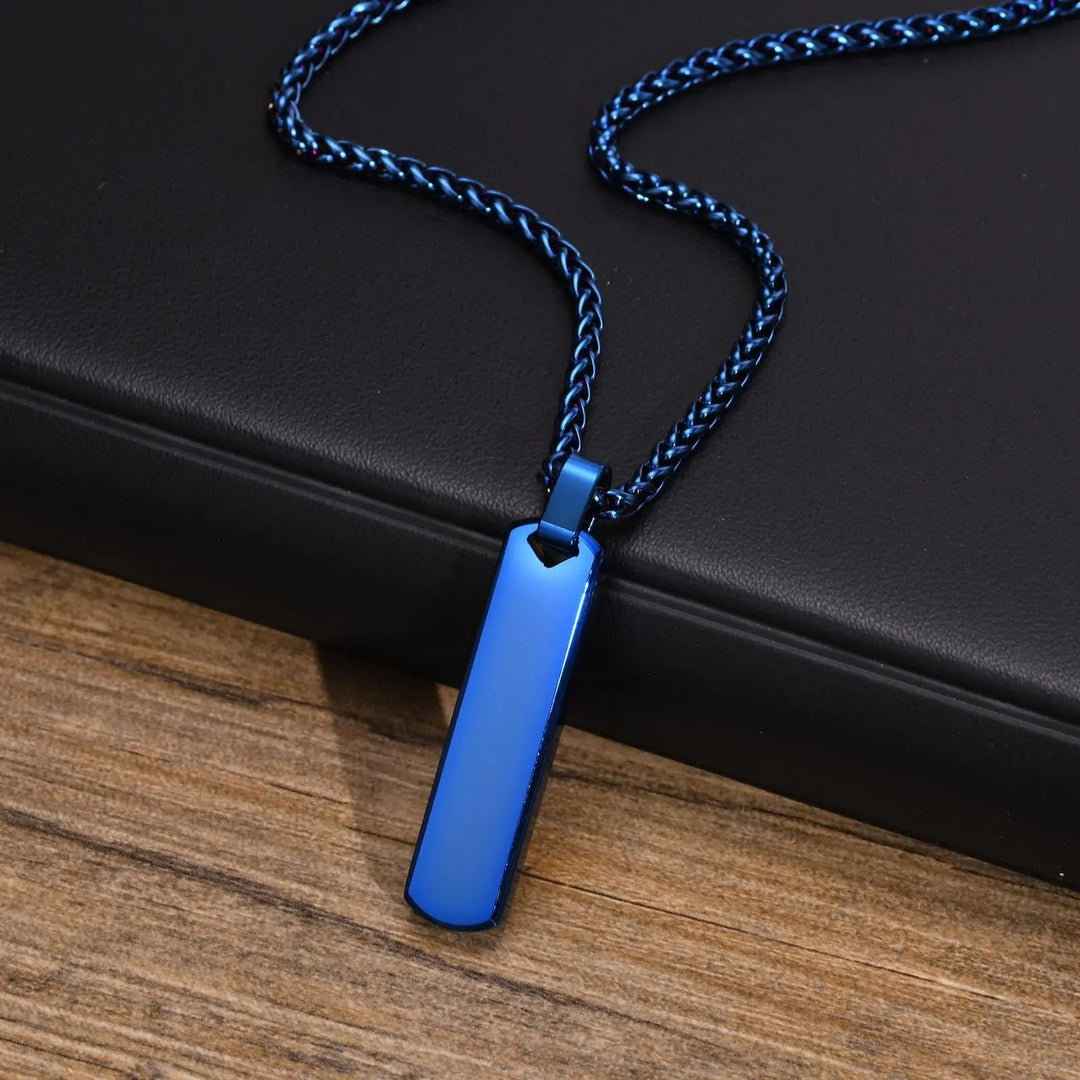 Contemporary Edge Chain - Blue - Salty Accessories