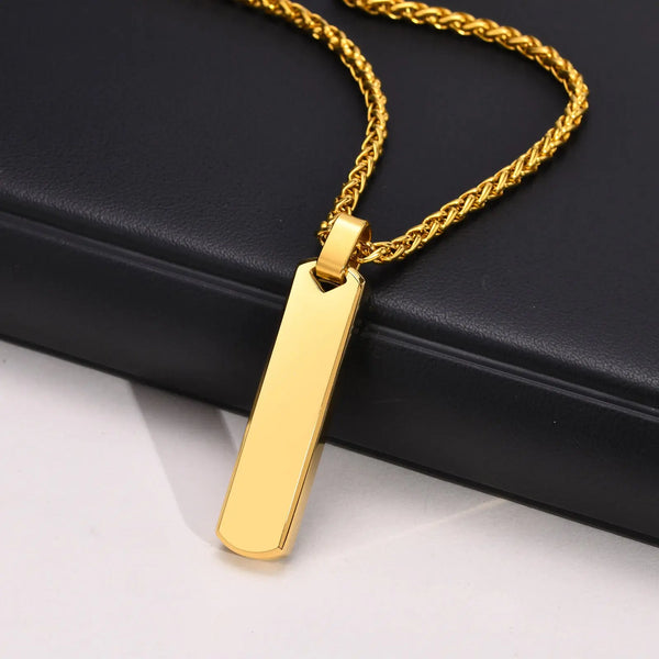 Contemporary Edge Chain - Gold