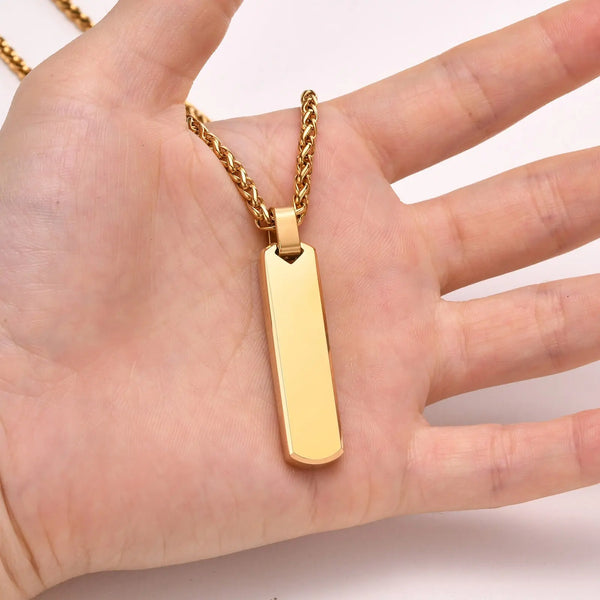 Contemporary Edge Chain - Gold