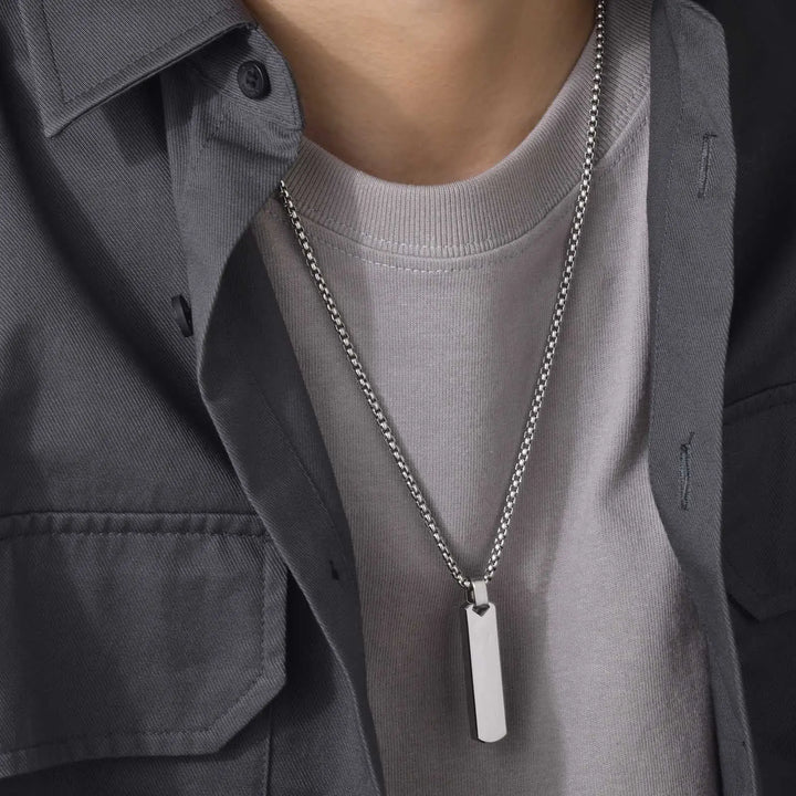 Contemporary Edge Chain -Silver - Salty Accessories