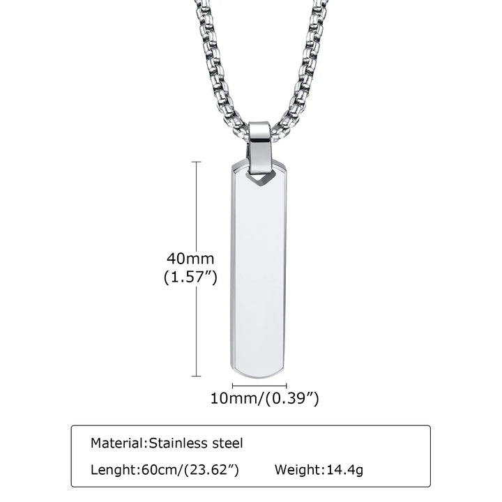 Contemporary Edge Chain -Silver - Salty Accessories