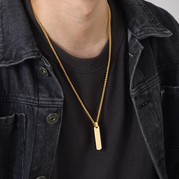 Contemporary Edge Chain - Gold