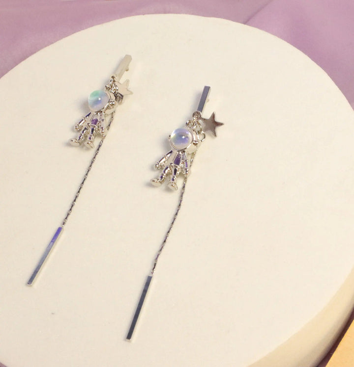 Cool Astronaut Earrings - Salty Accessories