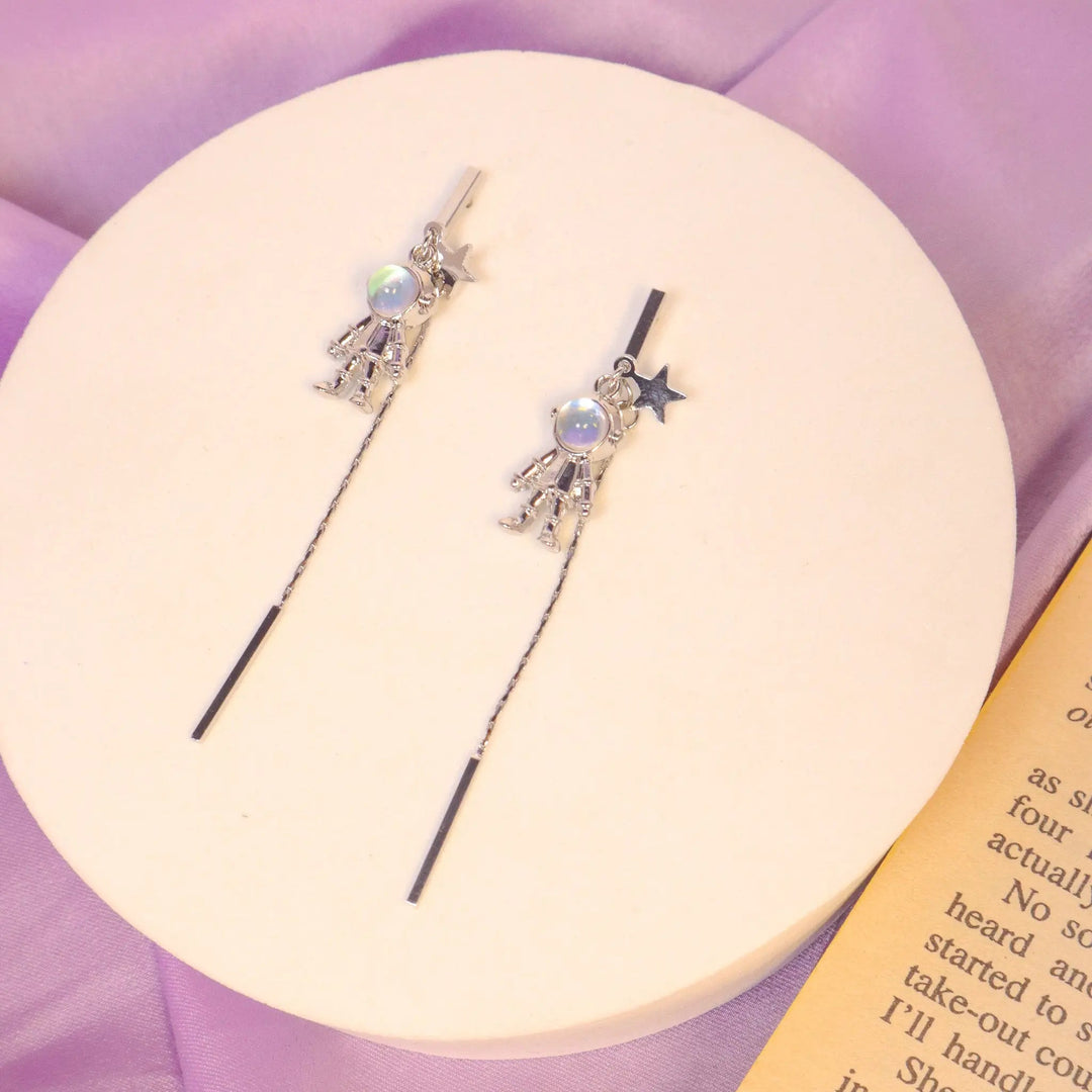 Cool Astronaut Earrings - Salty Accessories