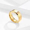 Cool Dude Plain Golden Ring - Salty Accessories