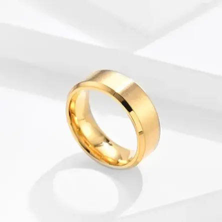 Cool Dude Plain Golden Ring