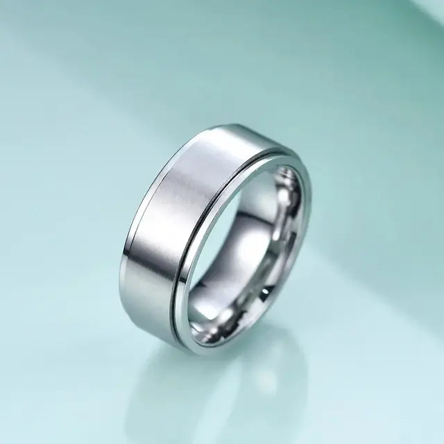 Cool Dude Plain Silver Ring