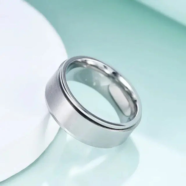 Cool Dude Plain Silver Ring