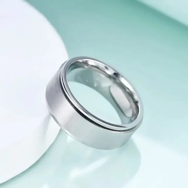 Cool Dude Plain Silver Ring
